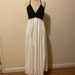slim fit dress slacks Green Floral Print Viscose Maxi Dress